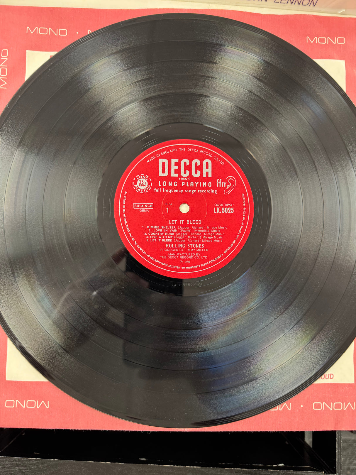 The Rolling Stones - Let it Bleed - Original Complete Mono - EX+/NM