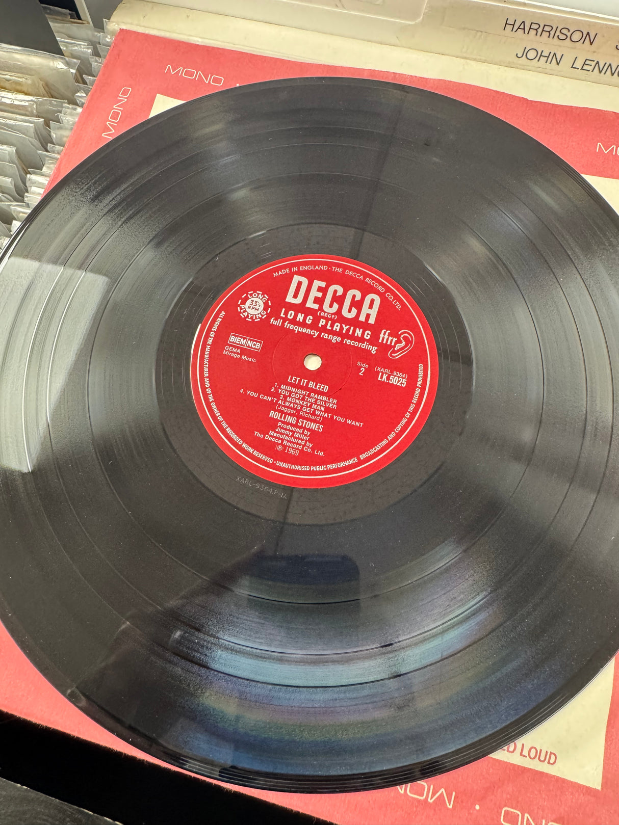 The Rolling Stones - Let it Bleed - Original Complete Mono - EX+/NM