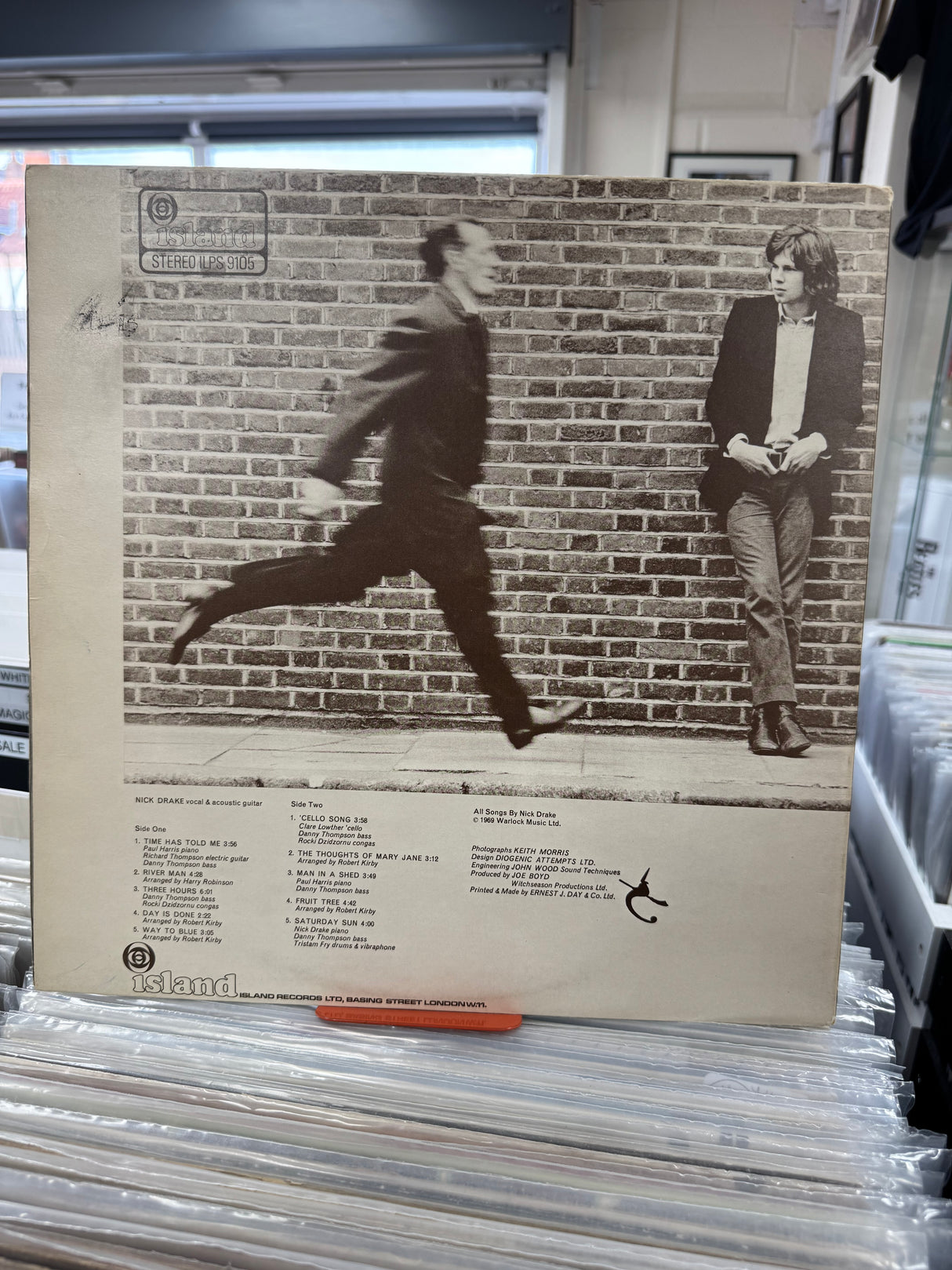 Nick Drake - Five Leaves Left - Original Pink Island - First Press