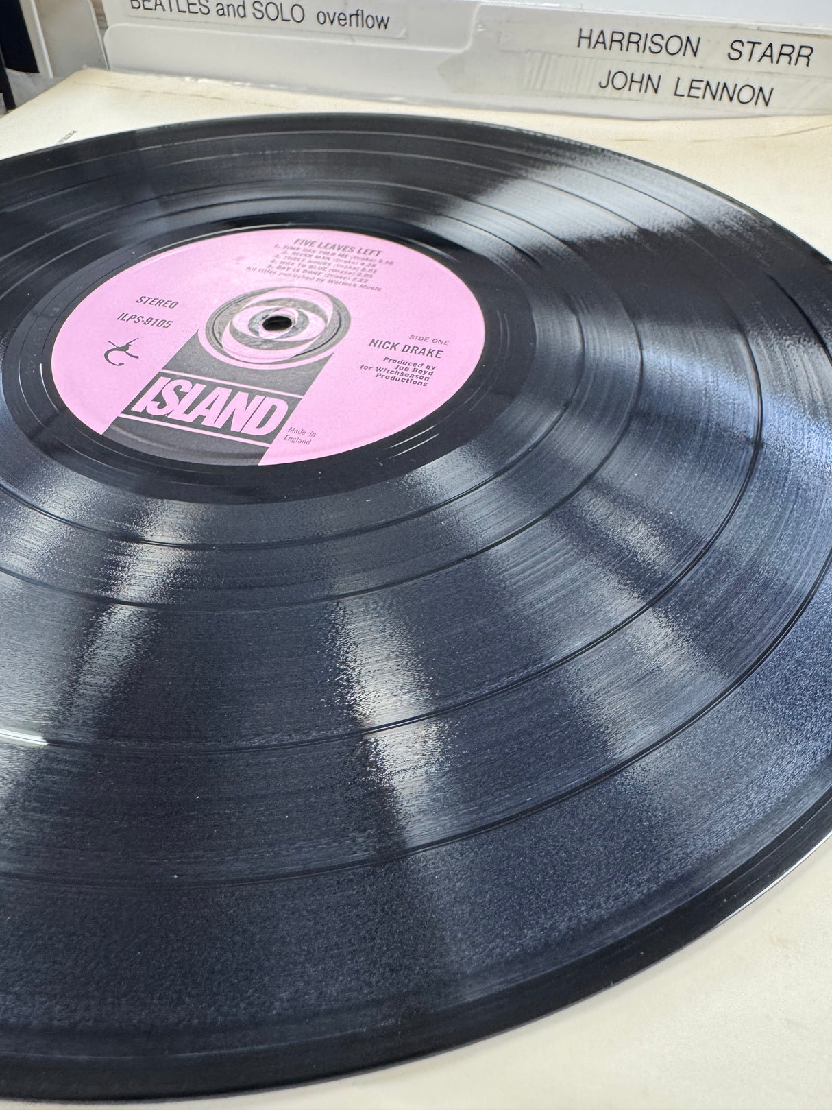 Nick Drake - Five Leaves Left - Original Pink Island - First Press