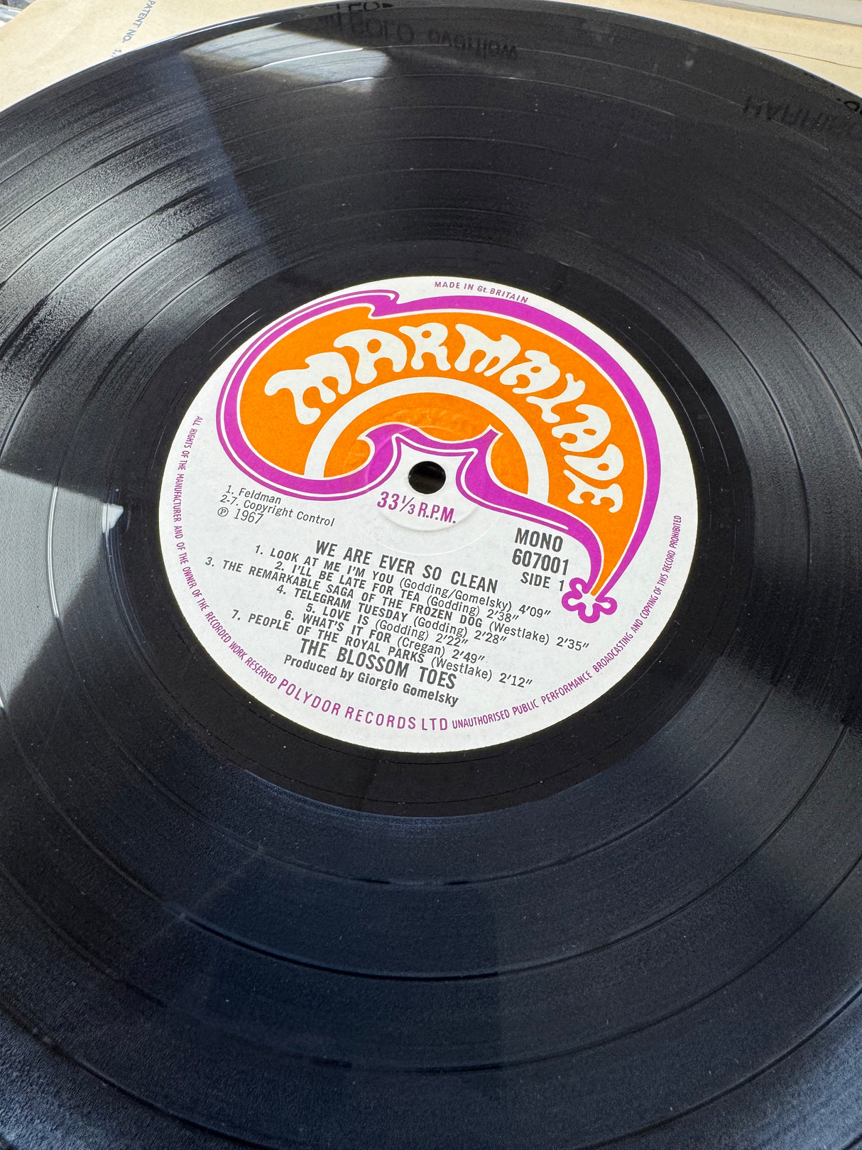 Blossom Toes - We Are Ever So Clean - First Press 1967 - Marmalade