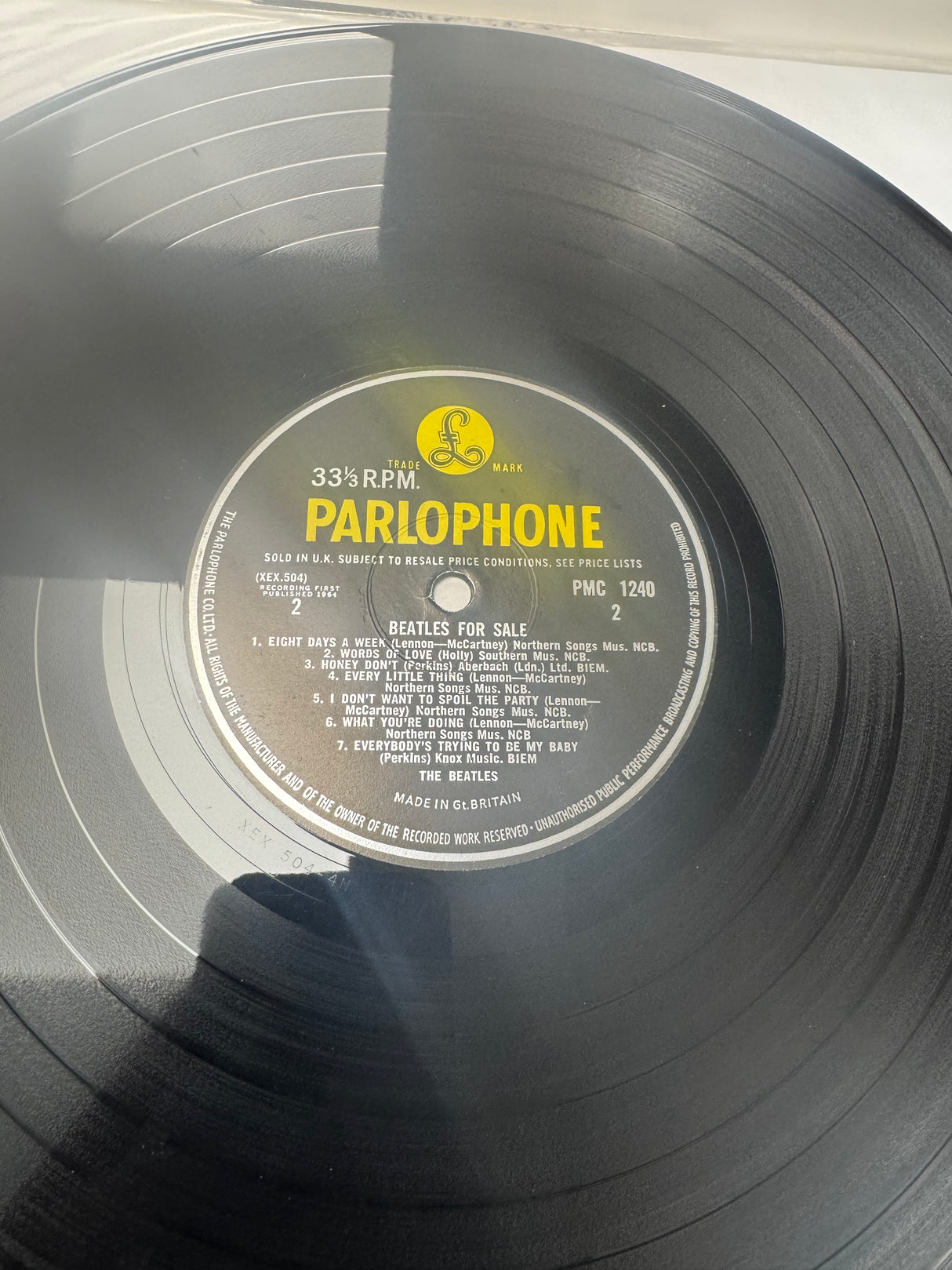 The Beatles - Beatles for Sale - Mono - EX-