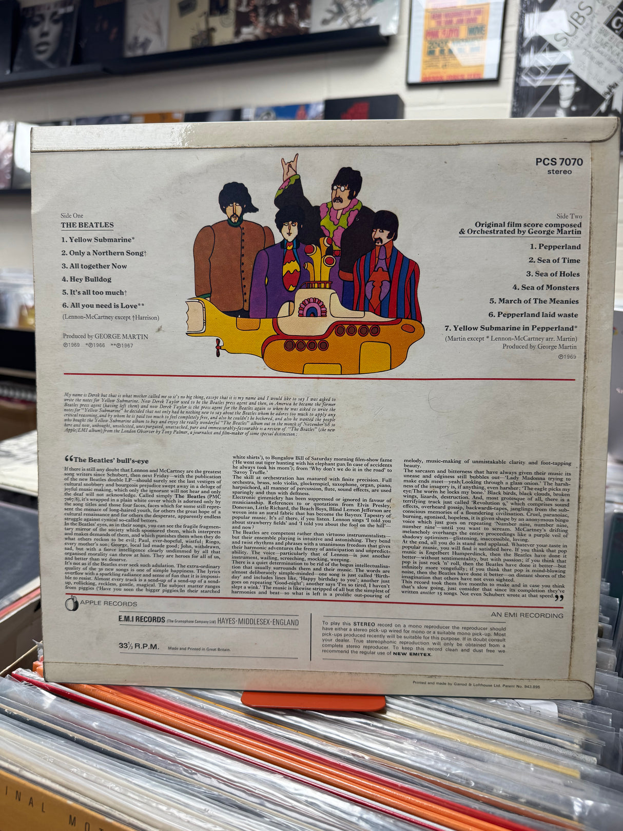 The Beatles - Yellow Submarine - Original Stereo - VG++