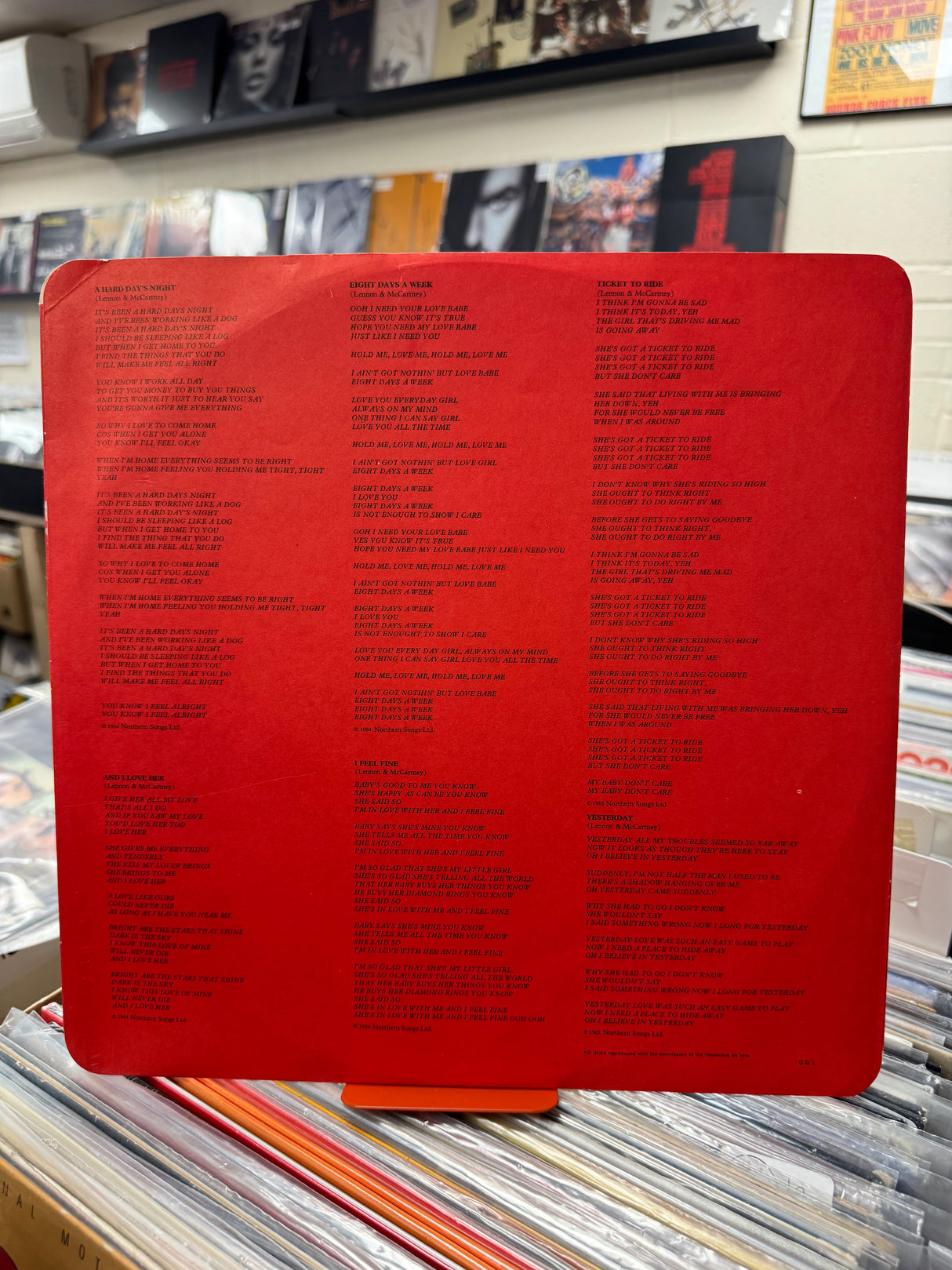 The Beatles - 1962-1966 - Red Vinyl - VG+