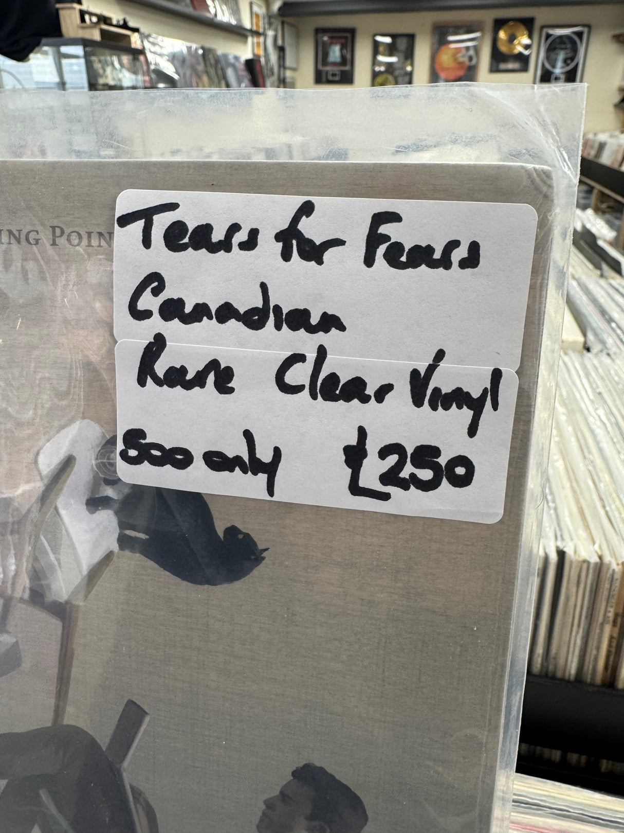 Tears for Fears - The Tipping Point - Rare Clear Vinyl - SEALED