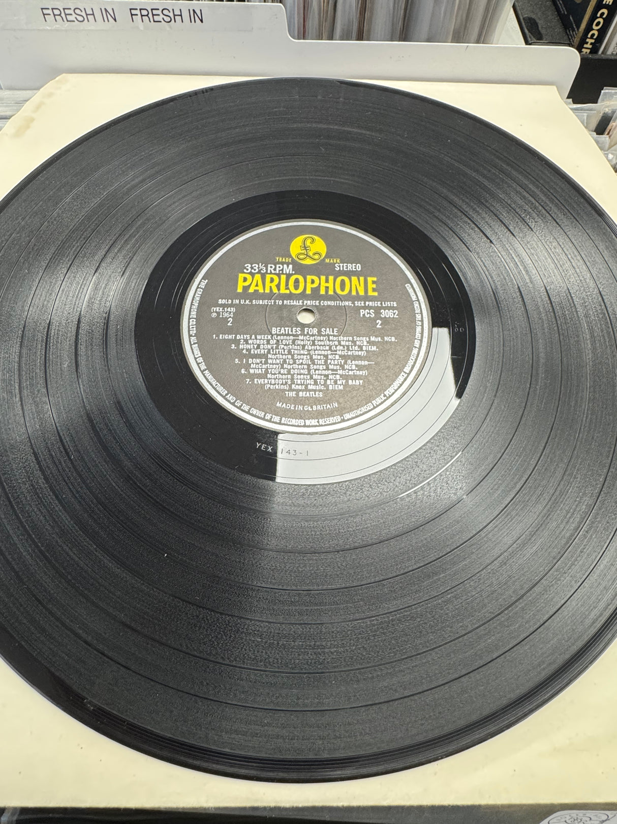 The Beatles - Beatles For Sale - Misprint (I'm A Losser)