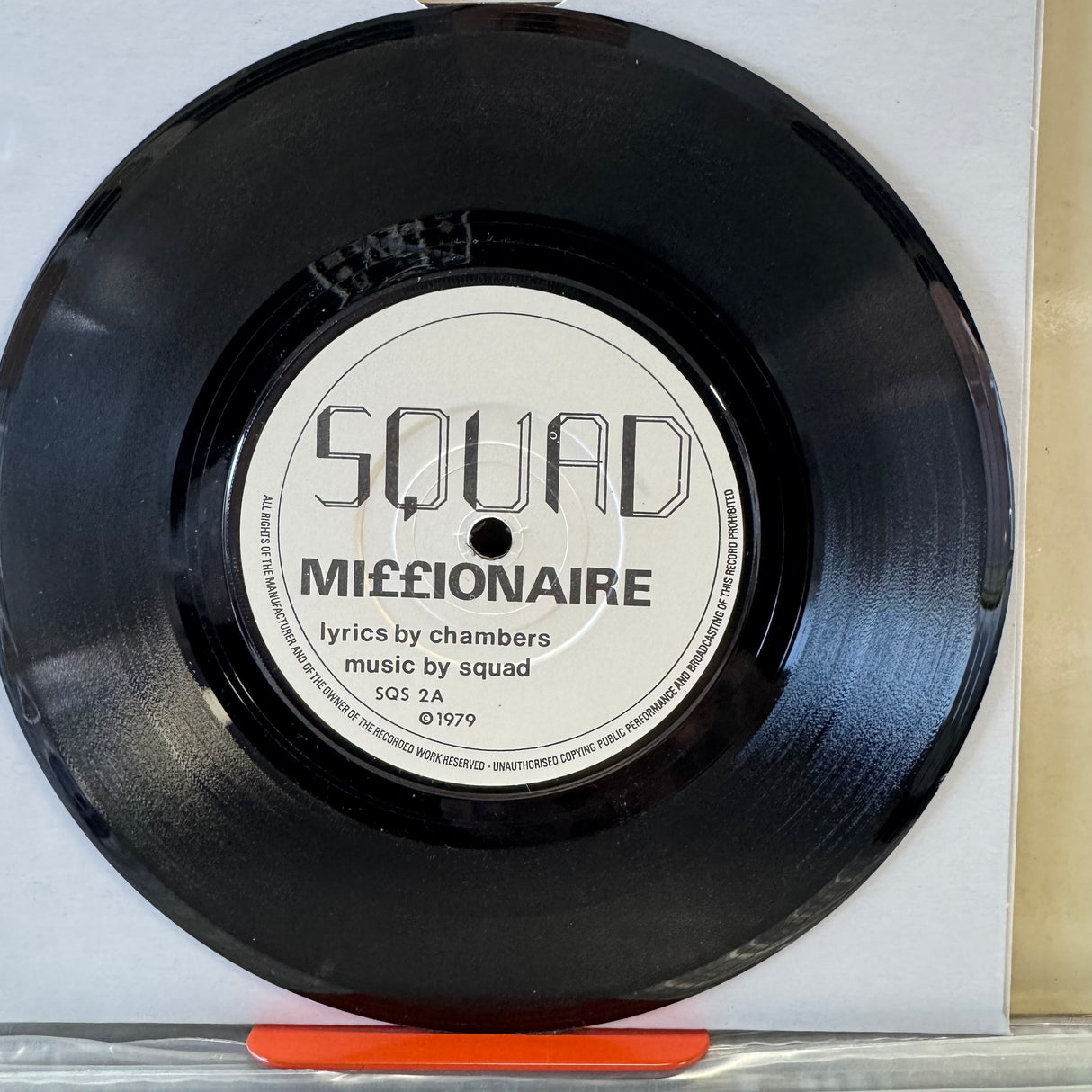 Squad - Millionaire - 7 inch Single - VINYL
