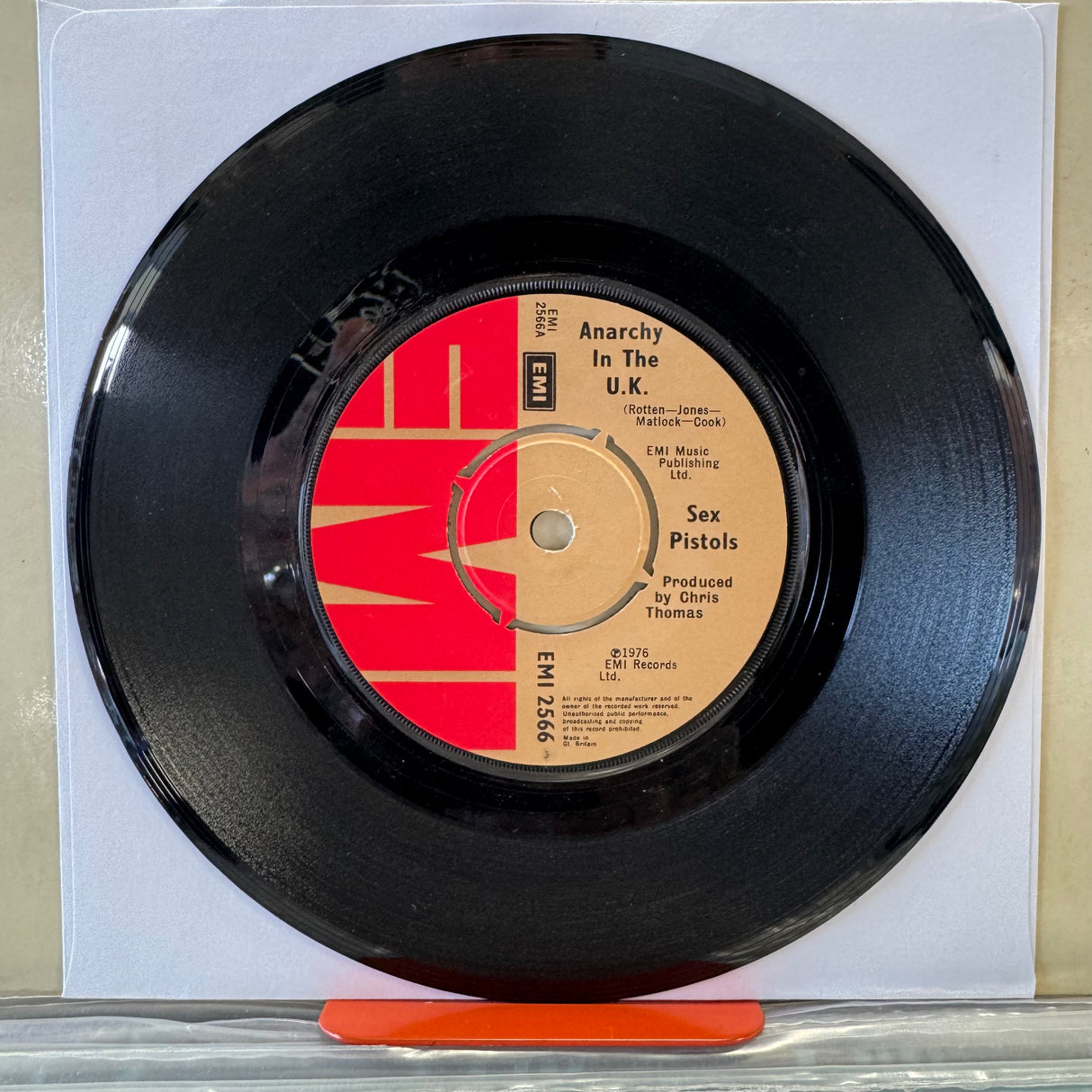 Sex Pistols - Anarchy in the UK - 7 inch Single - VINYL