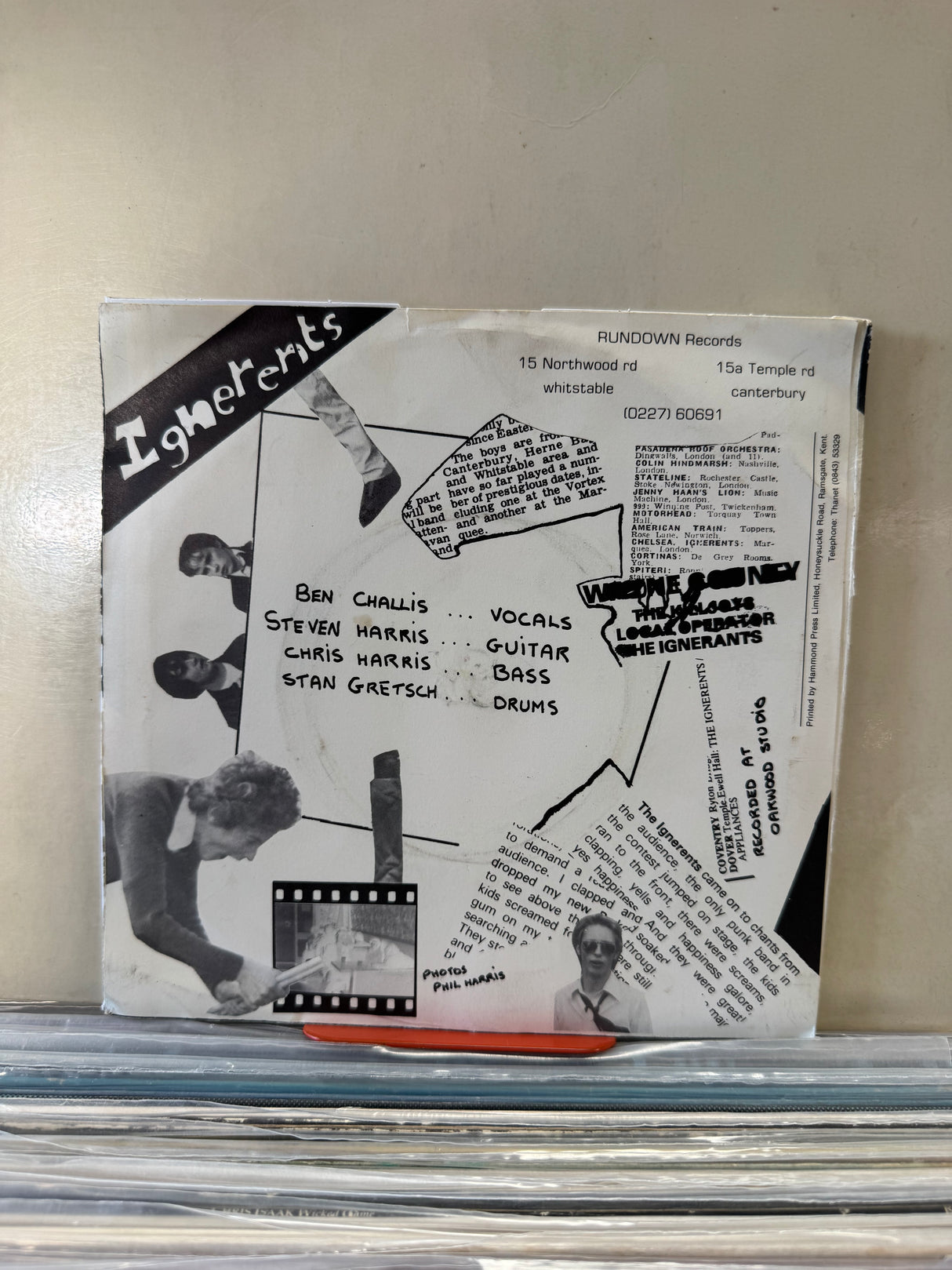 The Ignerents - Radio Interference - 7 inch Single - VINYL