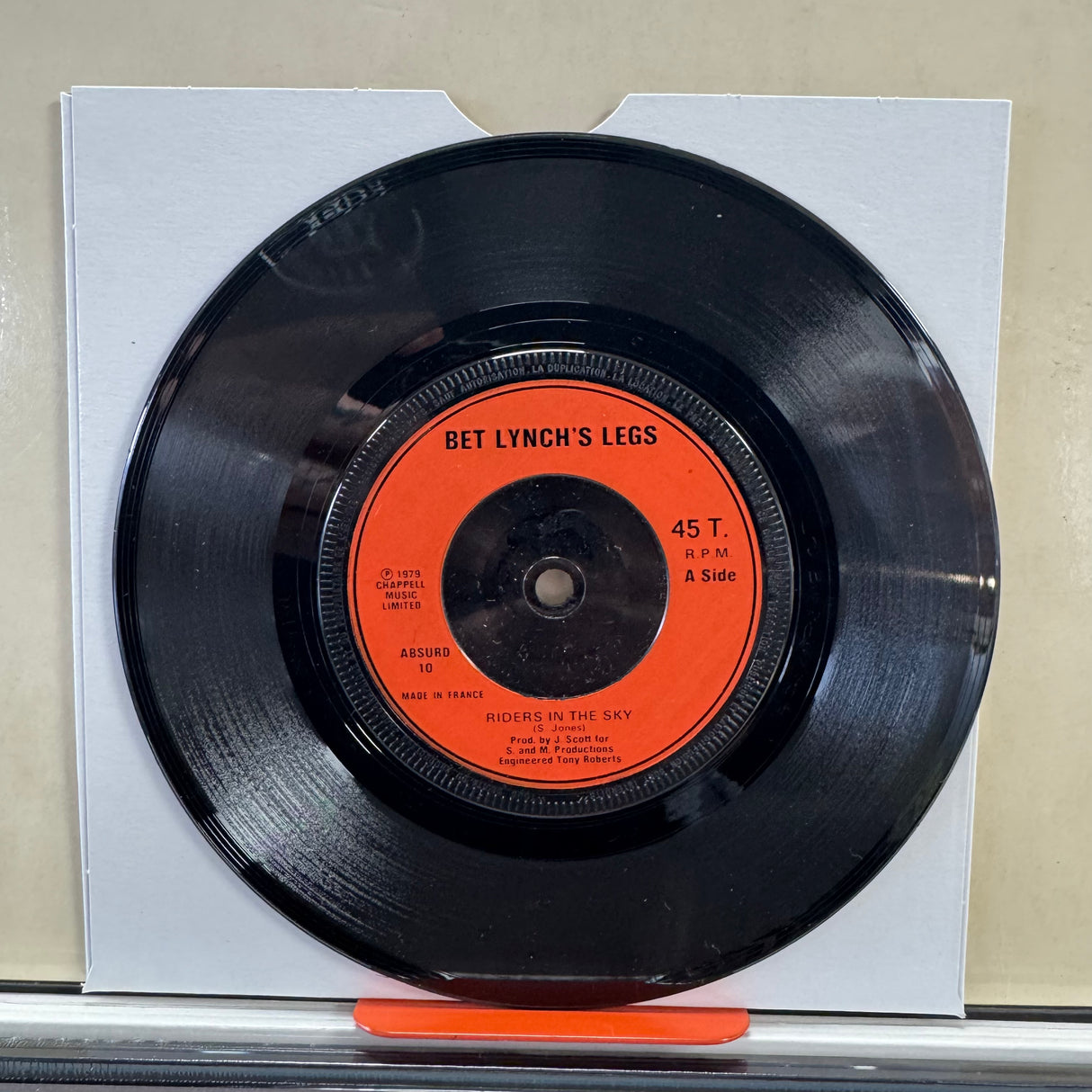 Bet Lynchs Legs - Riders in the Sky - 7 Inch Single - VINYL