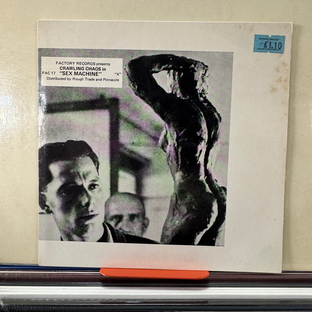 Crawling Chaos - Sex Machine FAC17 - 7 Inch Single - VINYL