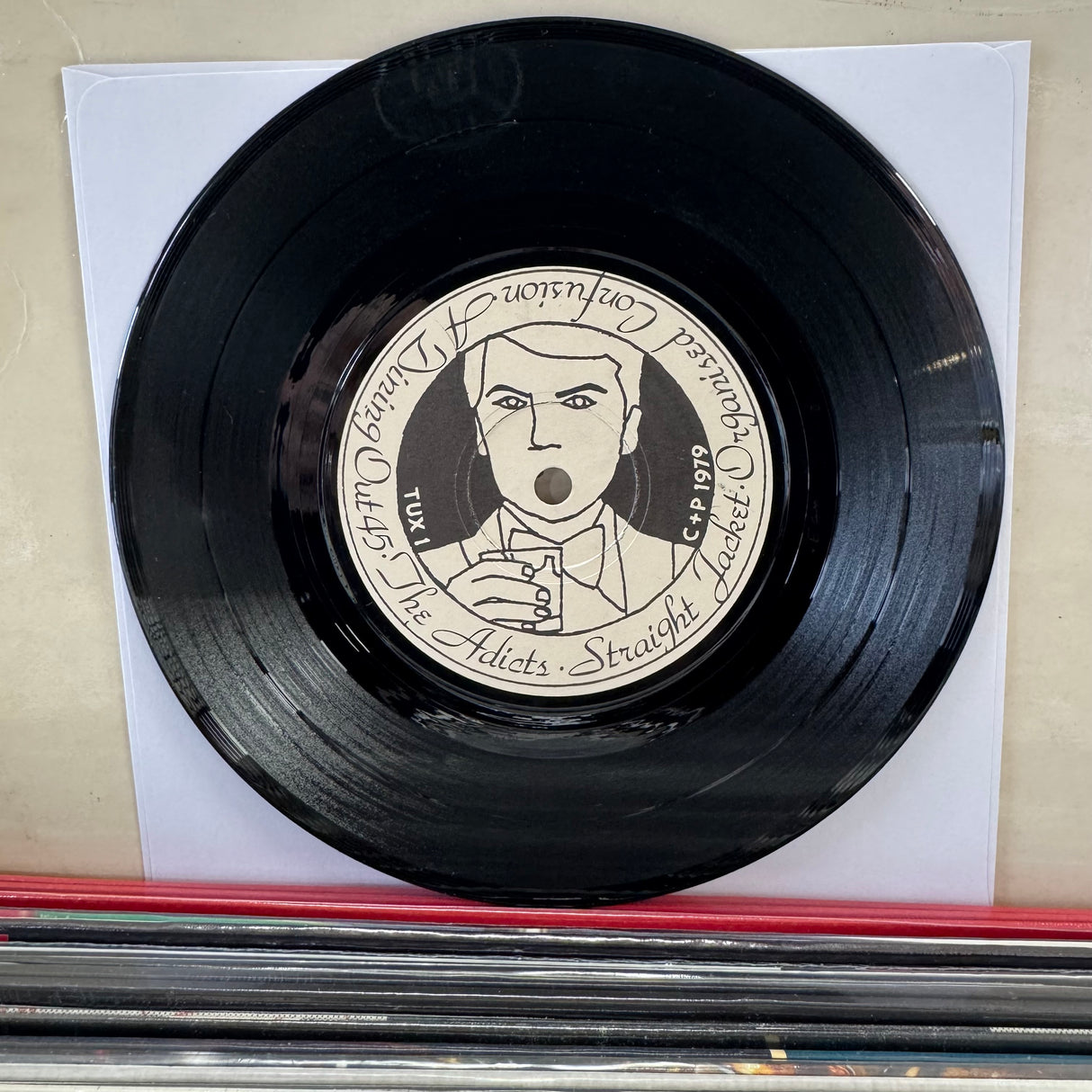 The Adicts - Lunch With The Adicts - No Insert - 7 inch Single - VINYL