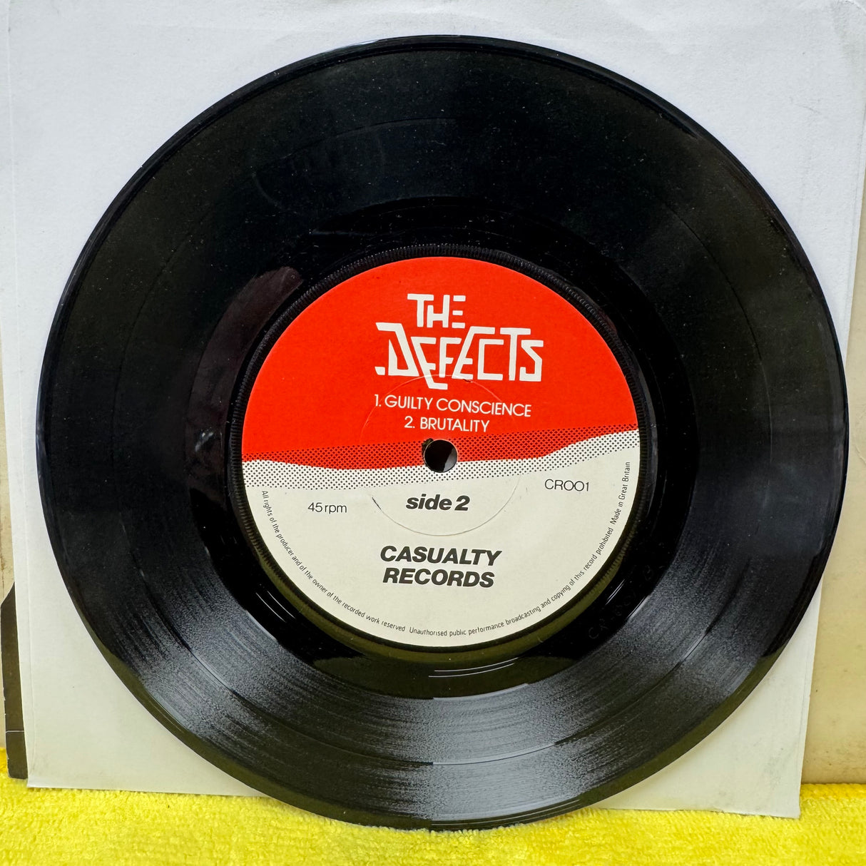 The Defects - Dance (Until You Drop) - 7 inch Single - VINYL