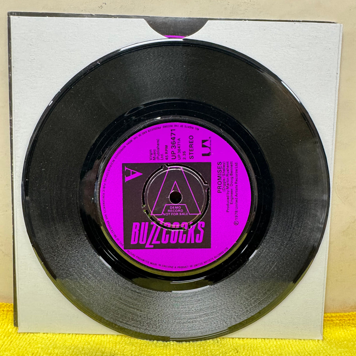Buzzcocks - Promises/Lipstick - Demo - 7 inch Single - VINYL
