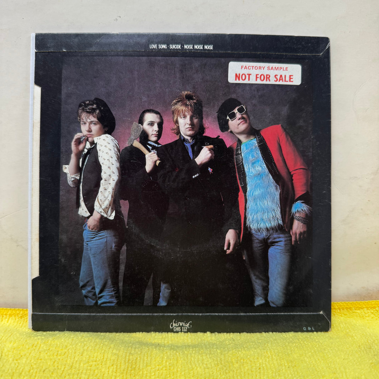 The Damned - Love Song - Promo Sleeve - 7 inch Single - VINYL