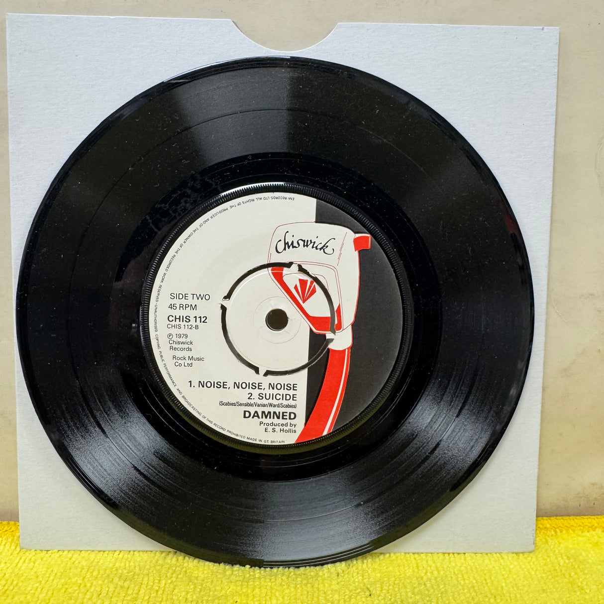 The Damned - Love Song - Promo Sleeve - 7 inch Single - VINYL