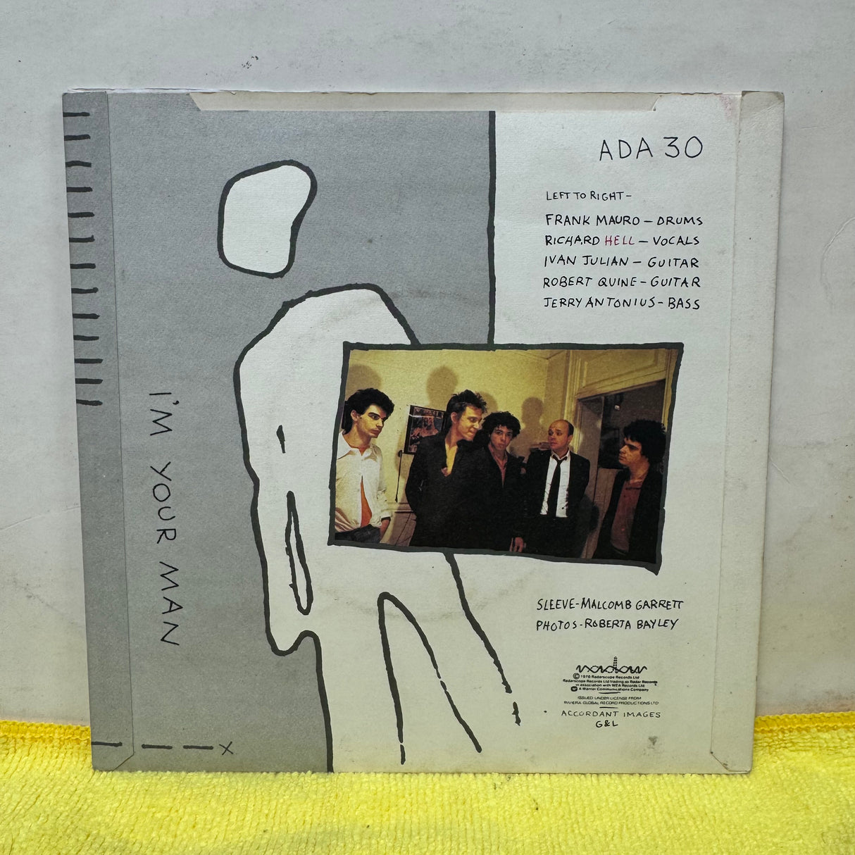 Richard Hell & The Voidoids - The Kid With The Replaceable Head - 7 inch Single - VINYL