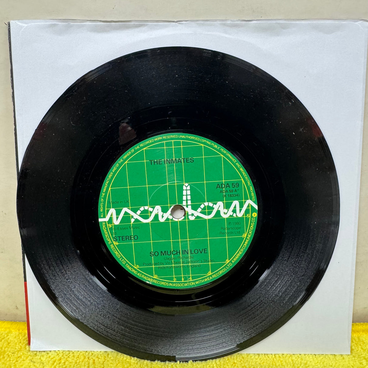 The Inmates - So Much In Love - 7 inch Single - VINYL