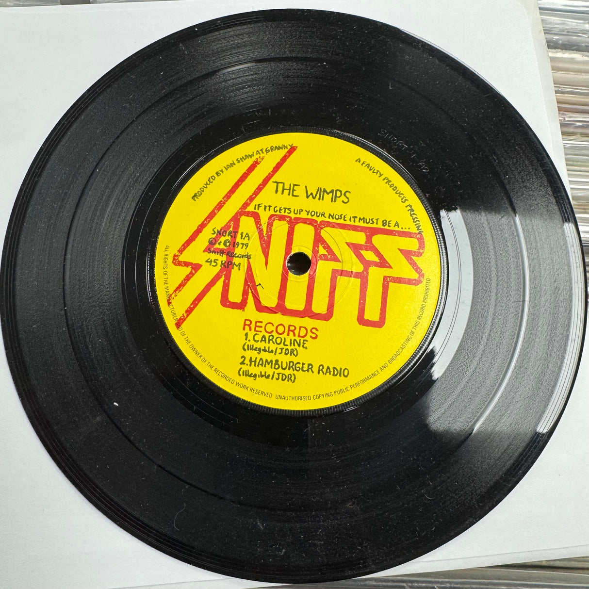 The Wimps - Hamburger Radio - 7 inch Single - VINYL