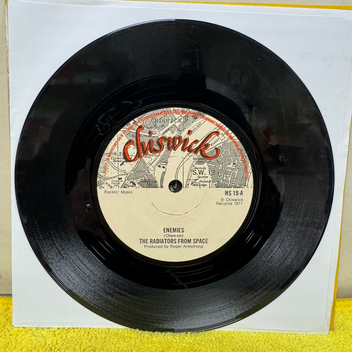 The Radiators From Space - Enemies - 7 inch Single - VINYL