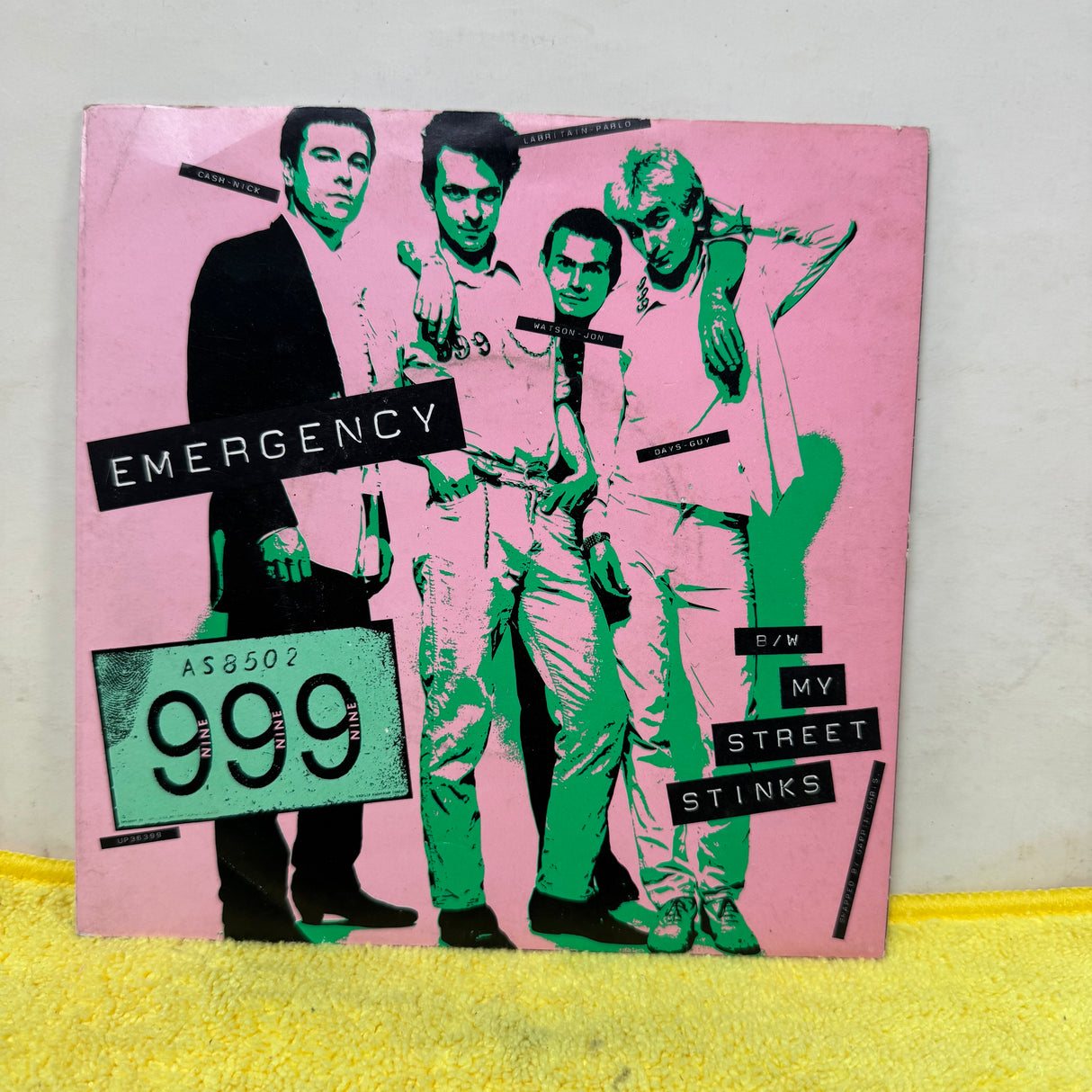 999 - Emergency - UA Demo - 7 inch Single - VINYL
