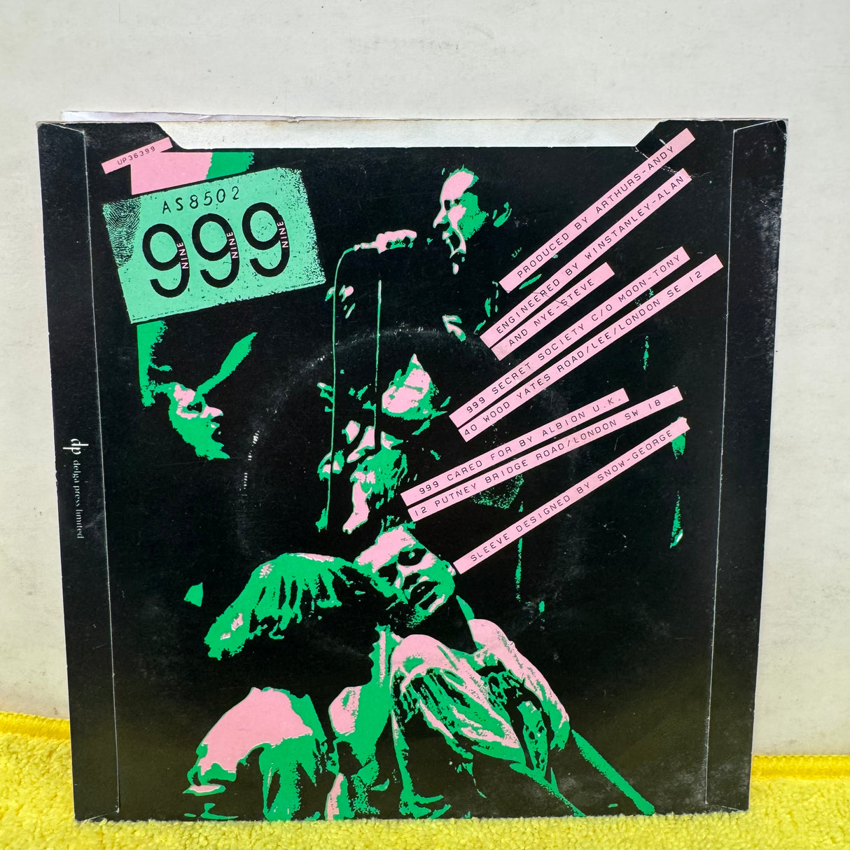 999 - Emergency - UA Demo - 7 inch Single - VINYL