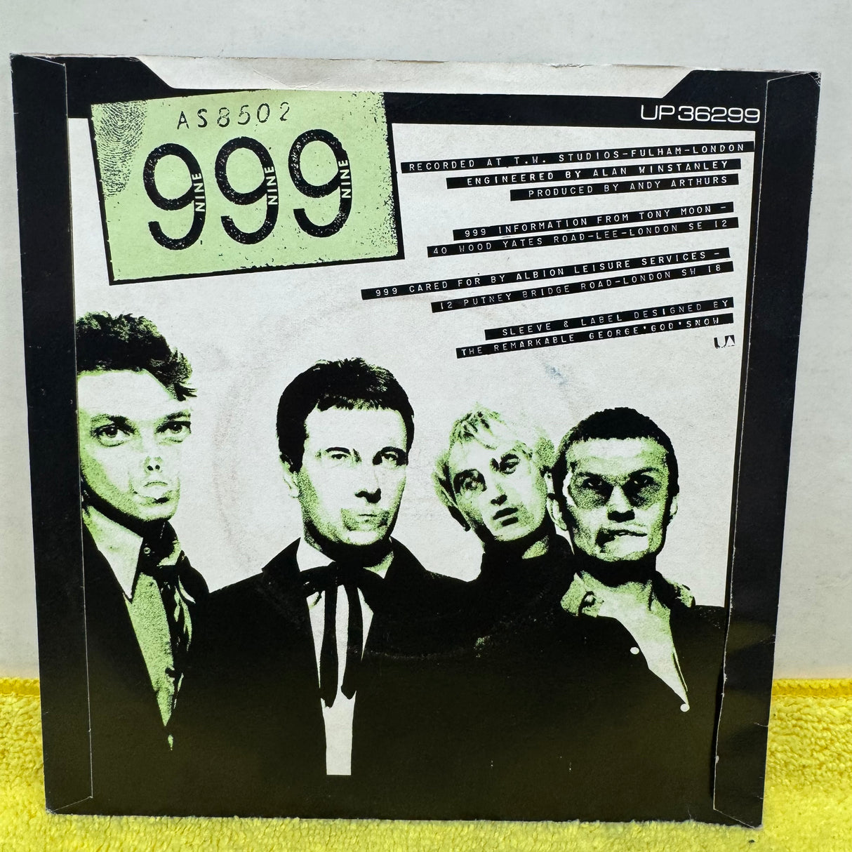 999 - Nasty Nasty - Promo - 7 inch Single - VINYL