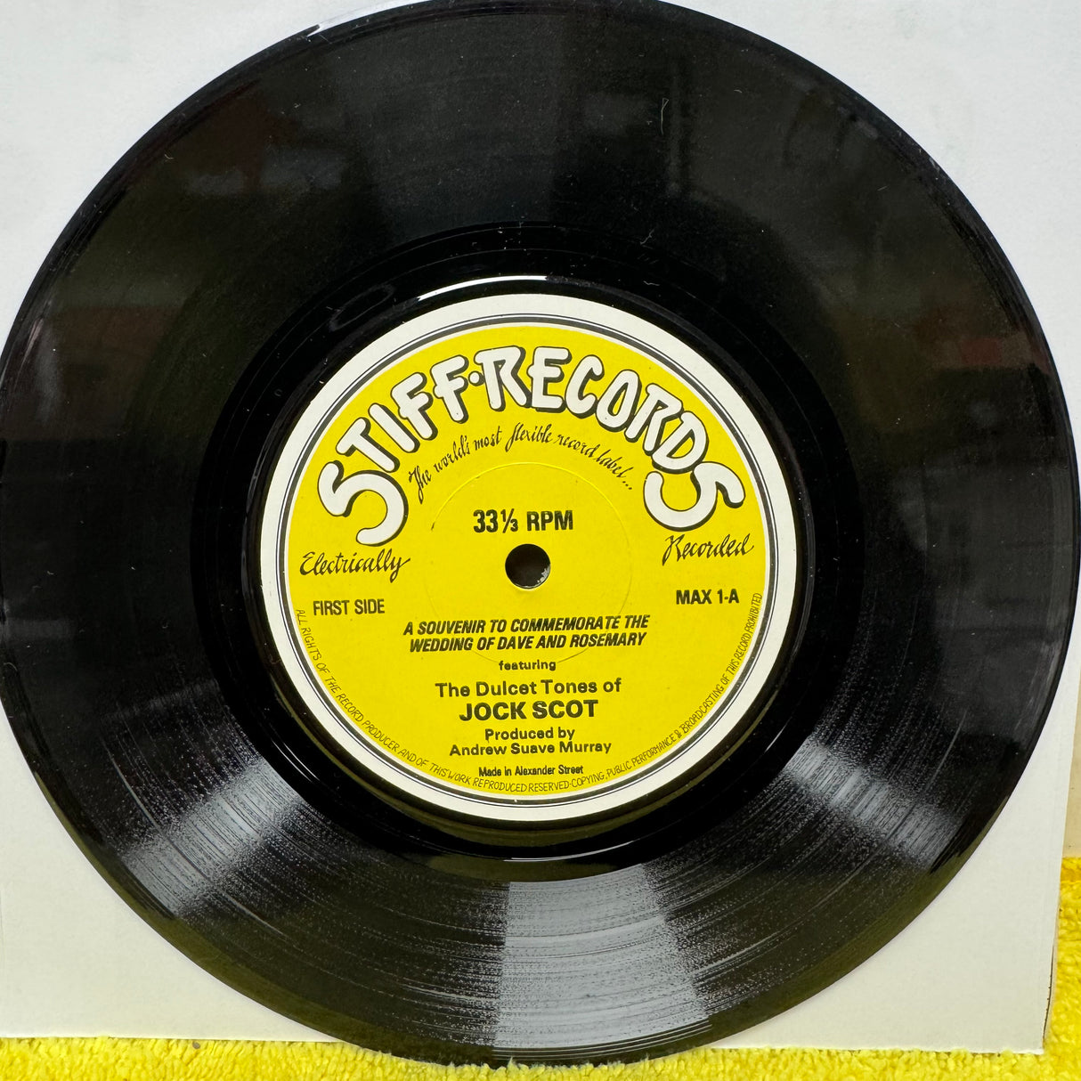 Jock Scott - Kongratulationz - 7 inch Single - VINYL