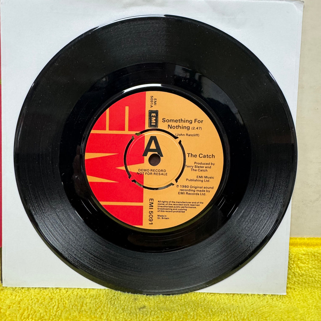The Catch - Something For Nothing - A Label Demo - 7 inch Single - VINYL