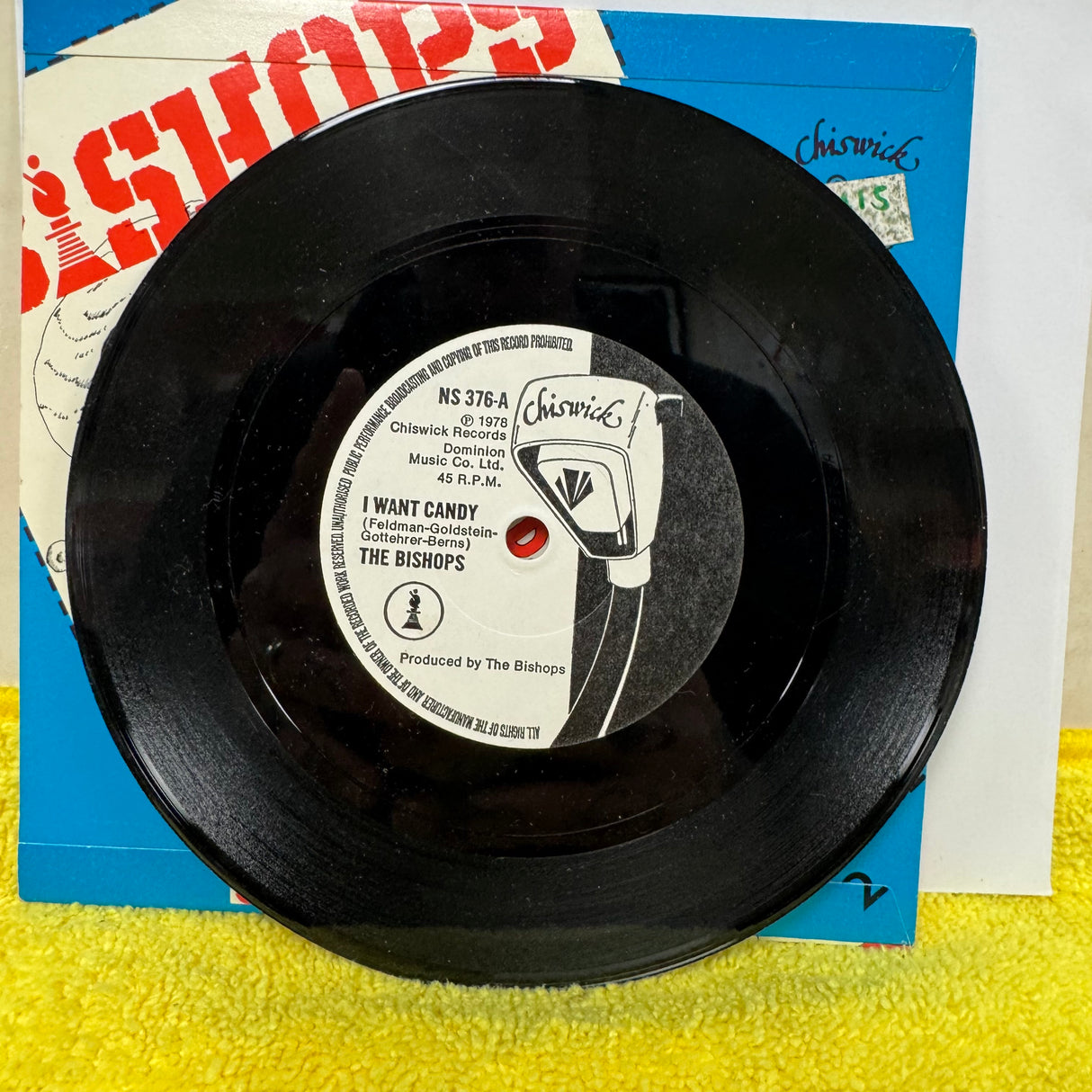 The Bishops - I Want Candy - 6 inch Single - VINYL