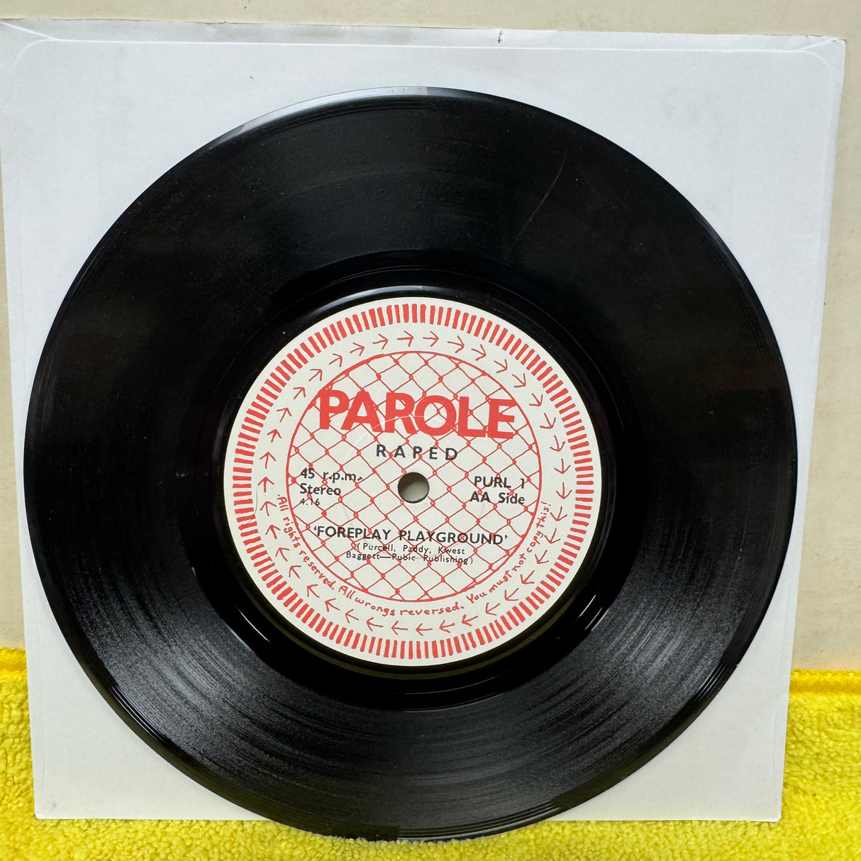 Raped - Cheap Night Out - 7 inch Single - VINYL