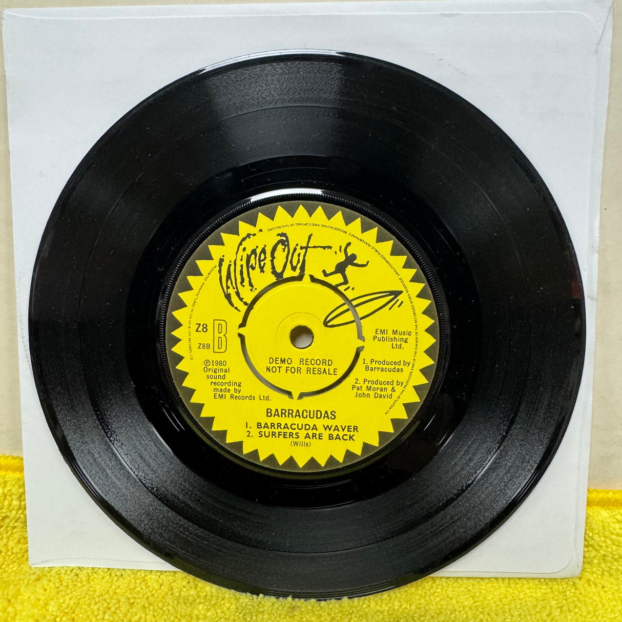 Barracudas - His Last Summer - A Label Demo - 7 inch Single - VINYL