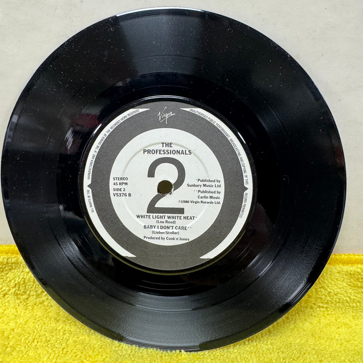 The Professionals - One Two Three - 7 inch Single - VINYL