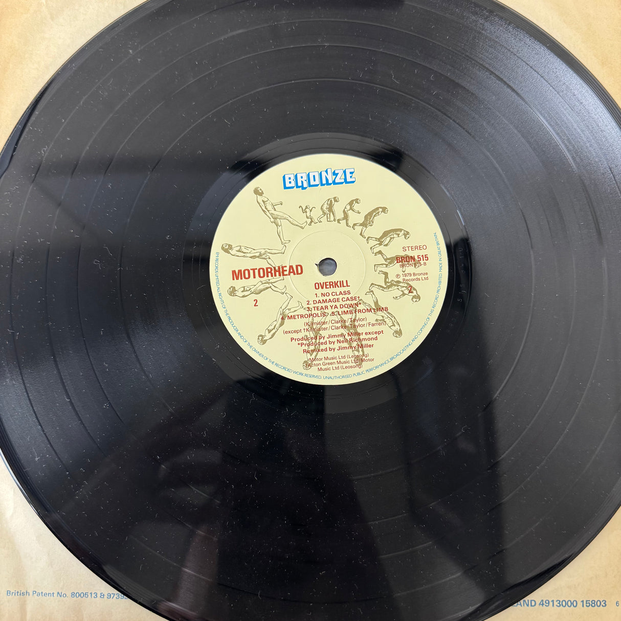 Motorhead - Over Kill - Original and with Poster - VINYL