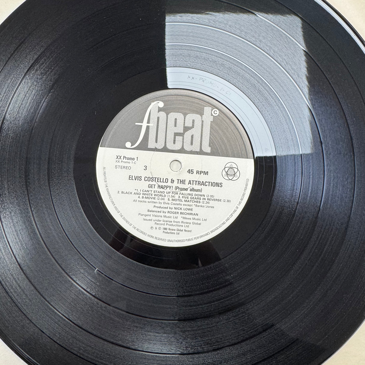 Elvis Costello - Get Happy! - Promo Album - Vinyl