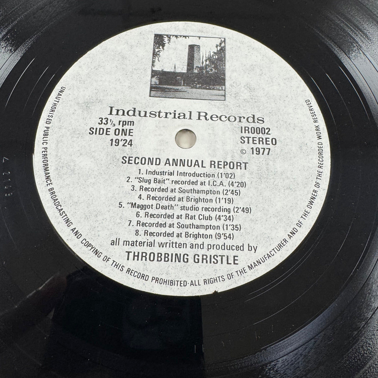 Throbbing Gristle - The Second Annual Report - Limited Edition Vinyl
