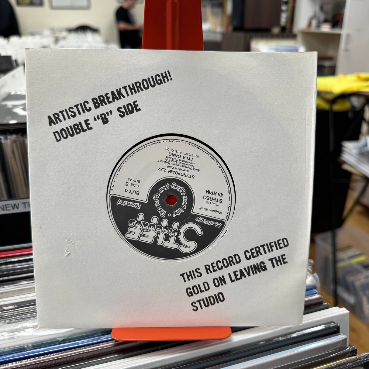 Stiff Records Singles Boxset - Complete and Unnumbered- Singles Vinyl