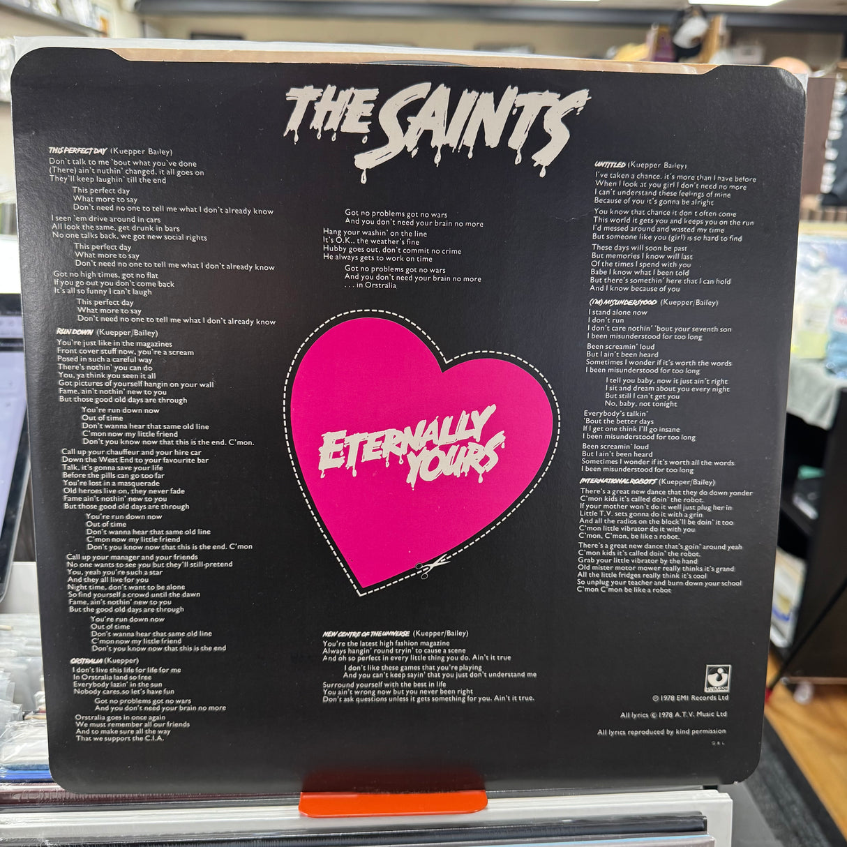 The Saints - Eternally Yours - Original - VINYL