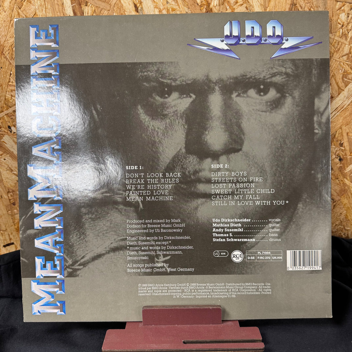 U.D.O - Mean Machine - VINYL