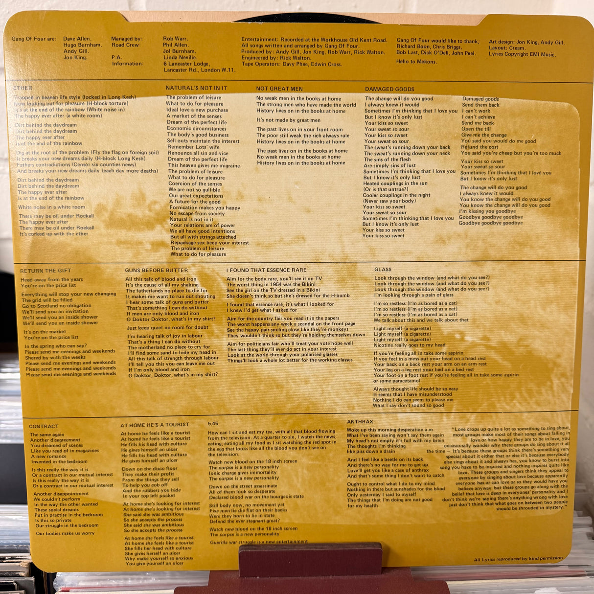 Gang of Four - Entertainment! - Vinyl