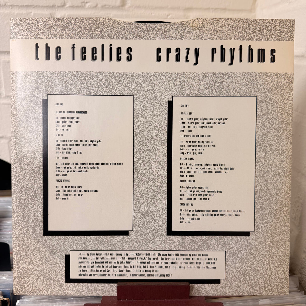 The Feelies - Crazy Rhythms - Vinyl