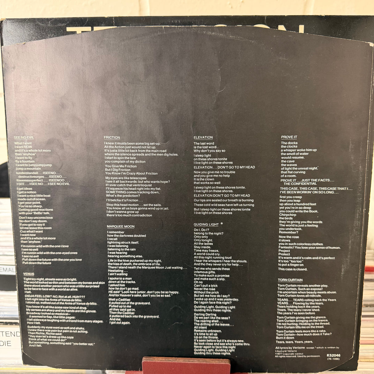 Television - Marquee Moon - Vinyl