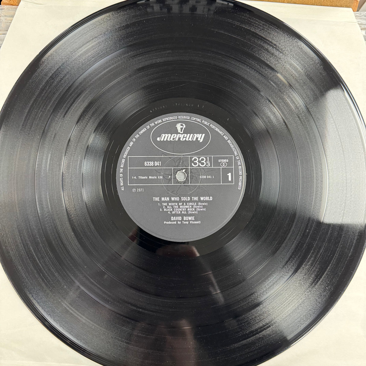 David Bowie - The Man Who Sold The World - Original UK Dress Cover - VINYL