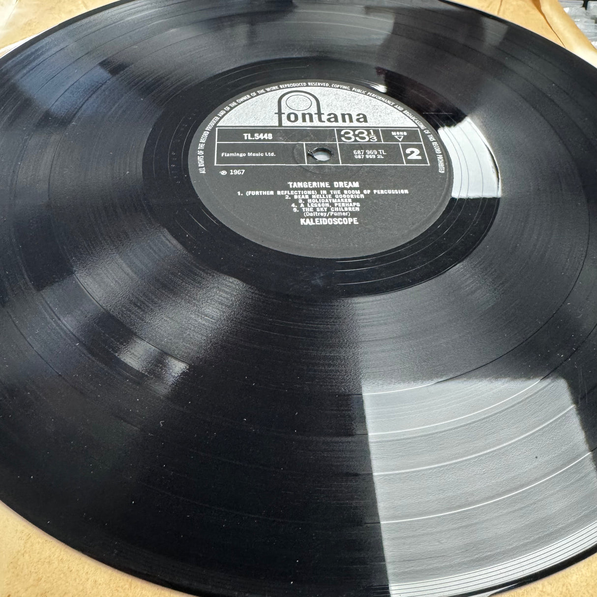 Kaleidoscope - Tangerine Dream - Original Fontana 1967 - VINYL