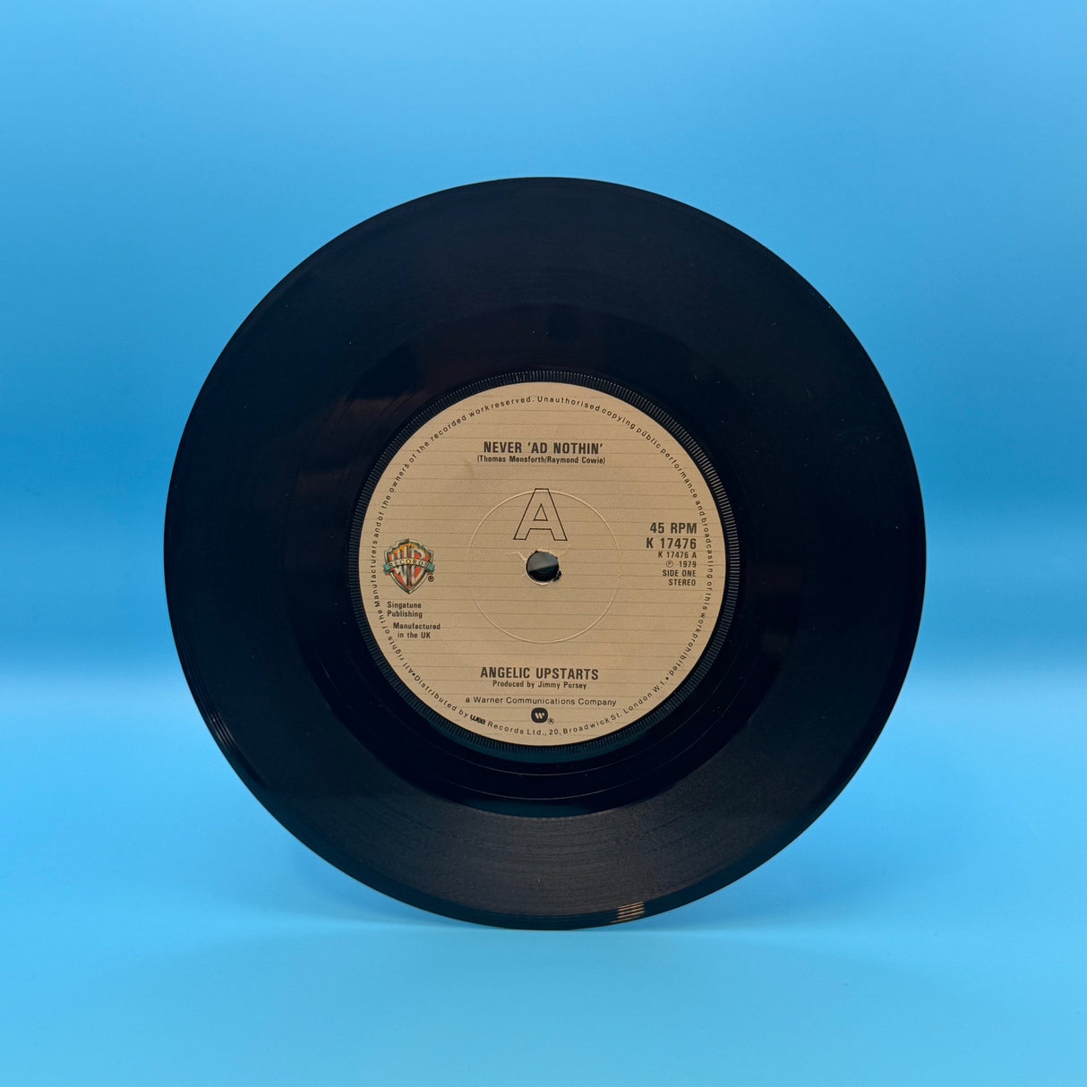Angelic Upstarts - Never 'Ad Nothin' Vinyl