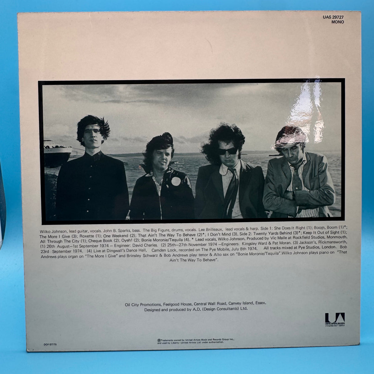 Dr Feelgood - Down by the Jetty Original Mono Vinyl