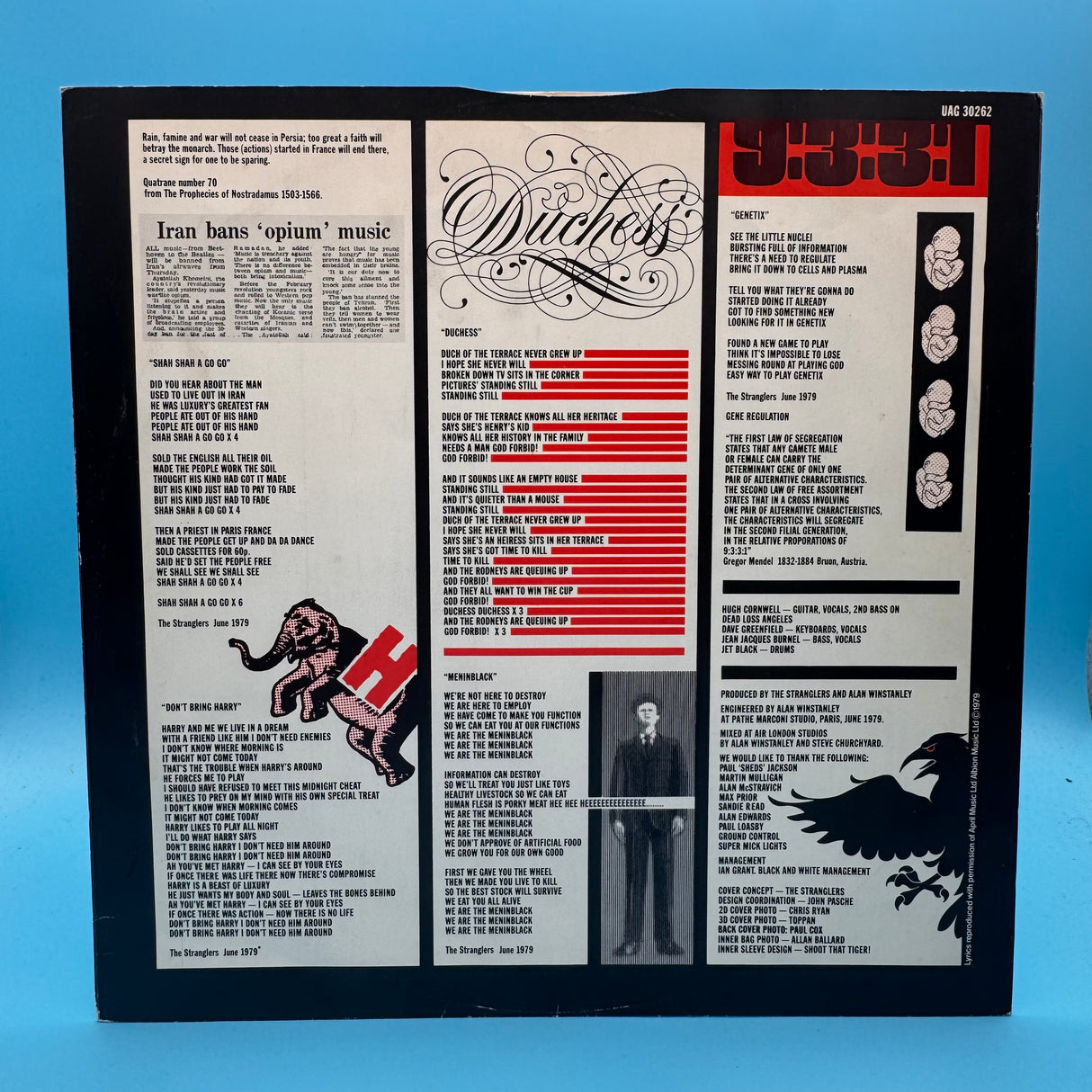 The Stranglers - The Raven Lenticular Sleeve Original Vinyl