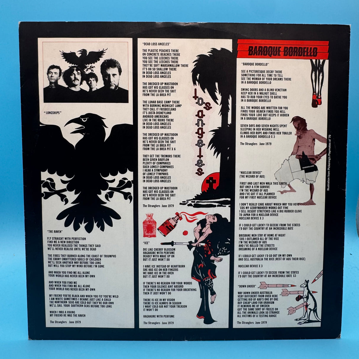 The Stranglers - The Raven Lenticular Sleeve Original Vinyl