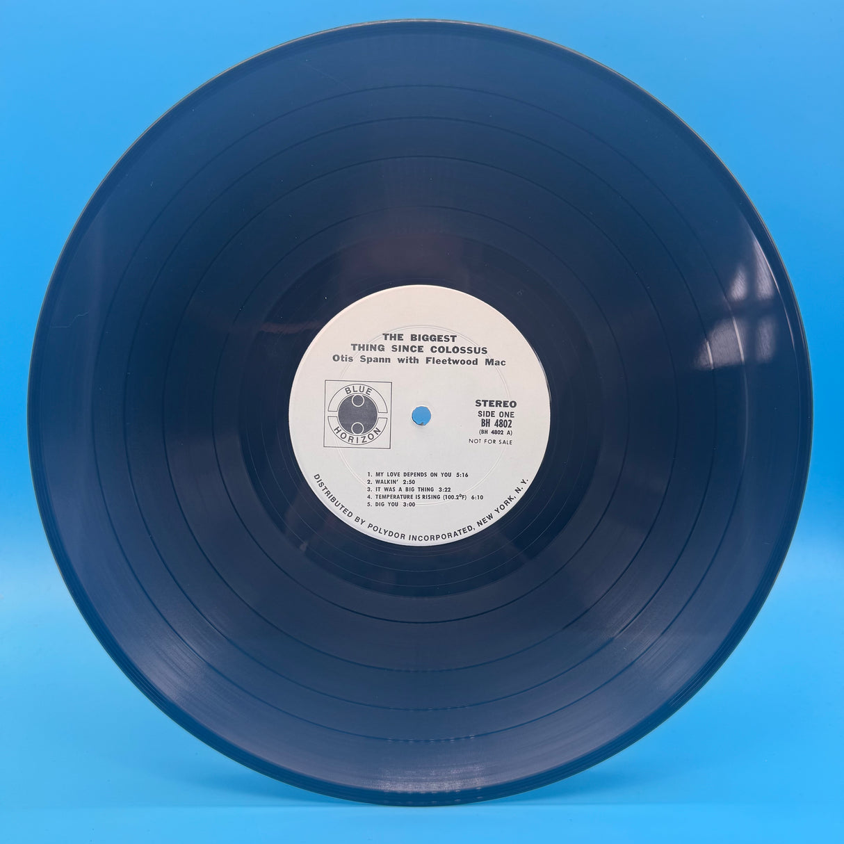 Otis Span with Fleetwood Mac - The Biggest Thing Since Colossus Promo Original Blue Horizon Vinyl