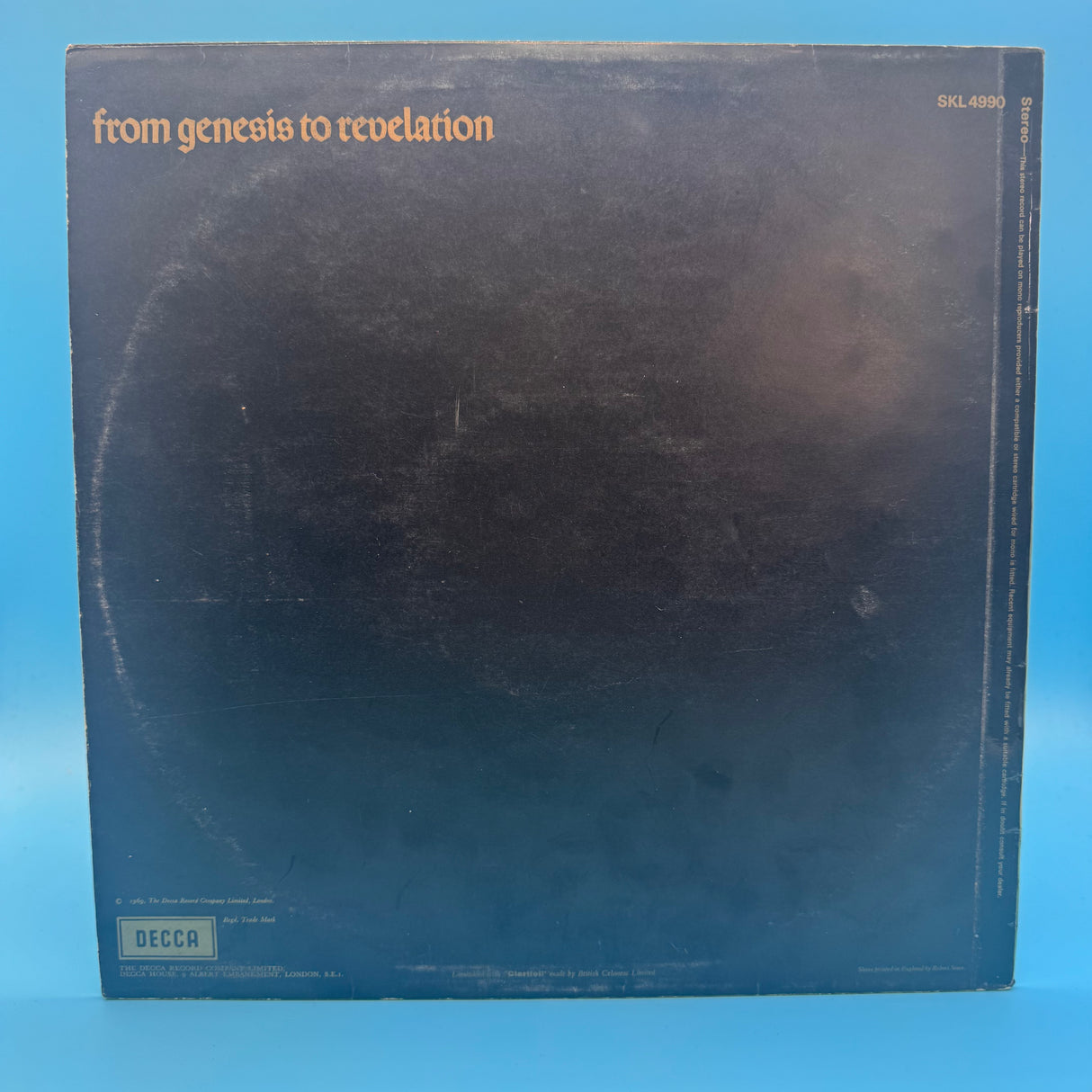 Genesis - From Genesis to Revelation Stereo Boxed Decca Vinyl